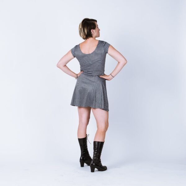 The Maille Cap Sleeve Skater Dress