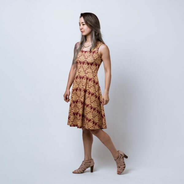 The Fencer's Damask Skater Dress 2.0